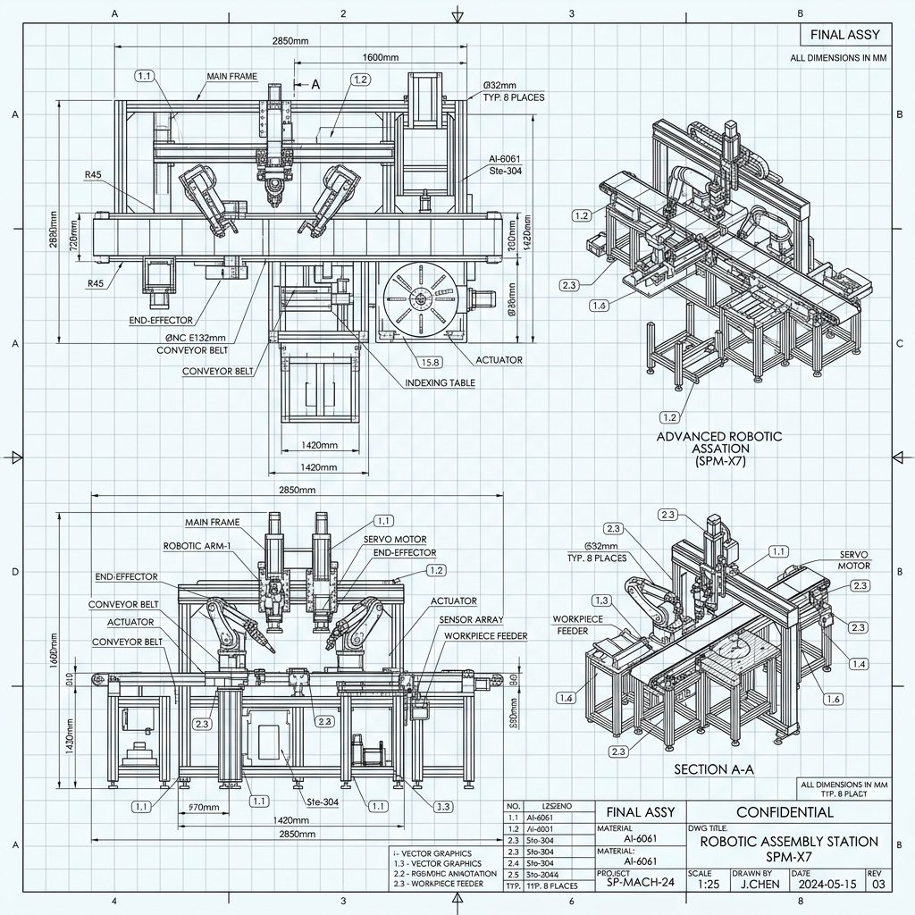 Engineering CAD Drawing